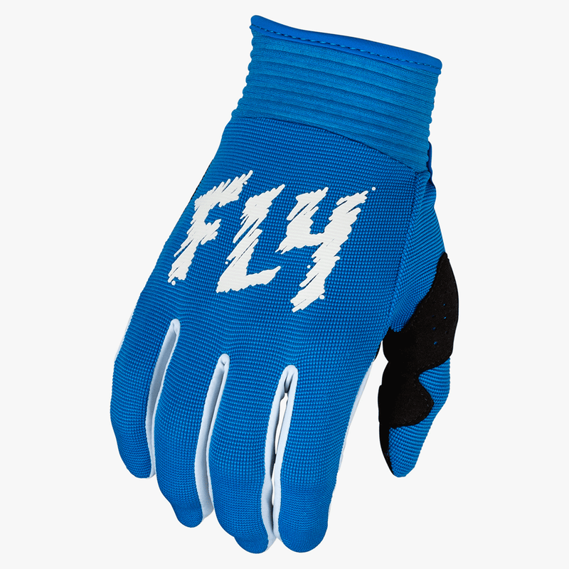 SALES SAMPLE : FLY Racing F-16 Youth Glove - True White/Blue YLG