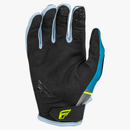 SALES SAMPLE: FLY Racing Kinetic Prix Gloves Charcoal/Hi-Vis LG