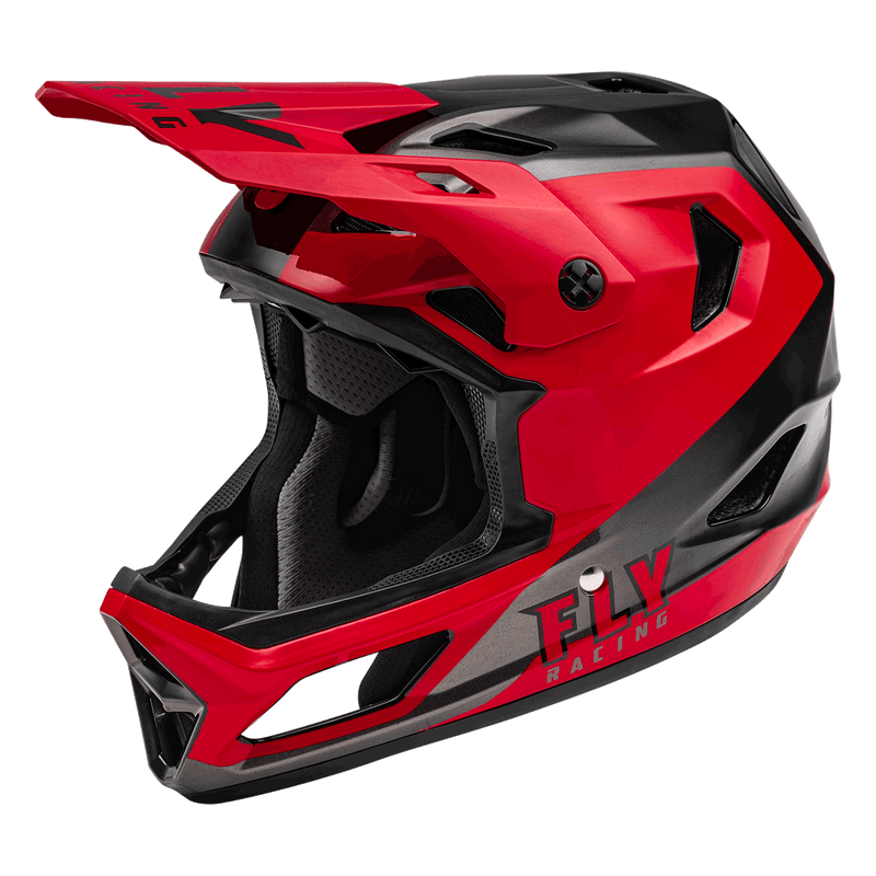 SALES SAMPLE: FLY Racing Rayce MTB / BMX Helmet - (Red/Black) LG