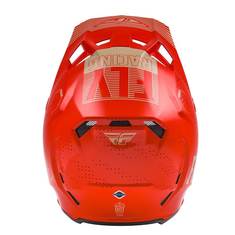 SALES SAMPLE: FLY Racing Formula CC Primary Helmet (Red/Khaki - XL)