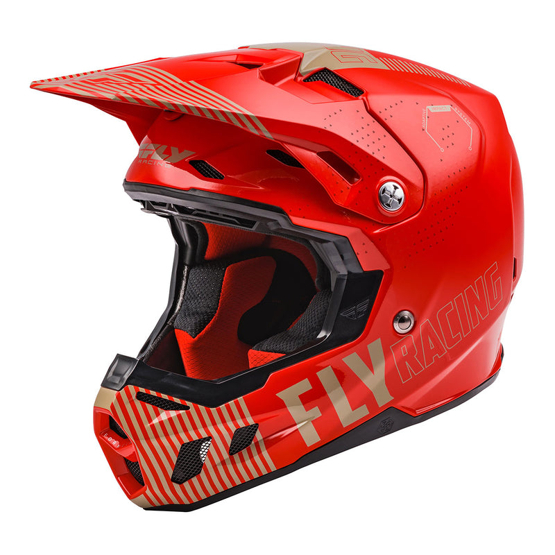 SALES SAMPLE: FLY Racing Formula CC Primary Helmet (Red/Khaki - XL)