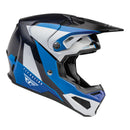 SALES SAMPLE: FLY Racing Formula Carbon Prime Helmet - (Blue/White/Blue Carbon) XL
