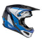 SALES SAMPLE: FLY Racing Formula Carbon Prime Helmet - (Blue/White/Blue Carbon) MD